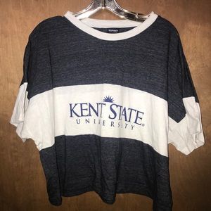 Kent state crop shirt